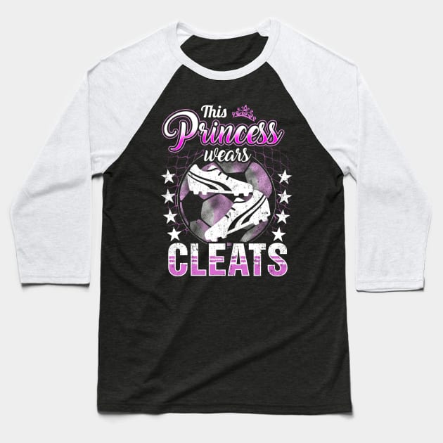 This princess wears cleats Baseball T-Shirt by captainmood